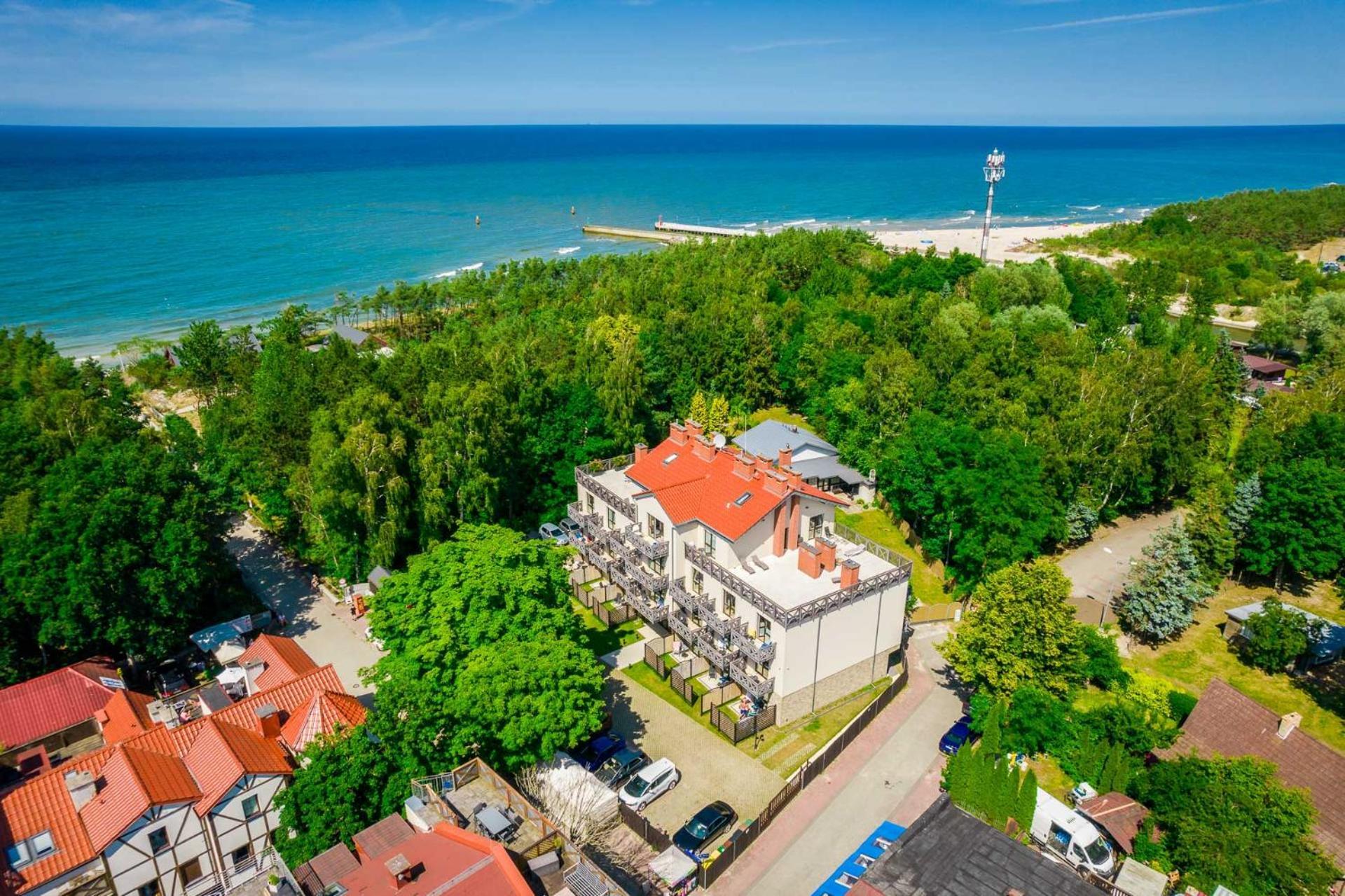 Villa Kliwer 50 Metrow Od Morza Rowy  Exteriör bild